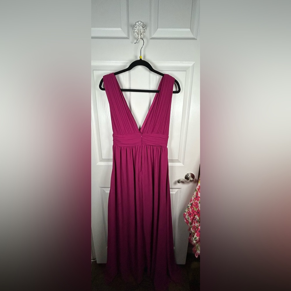 Lulus Heavenly Hues Magenta Maxi Dress Size Small NWOT - Picture 11 of 14
